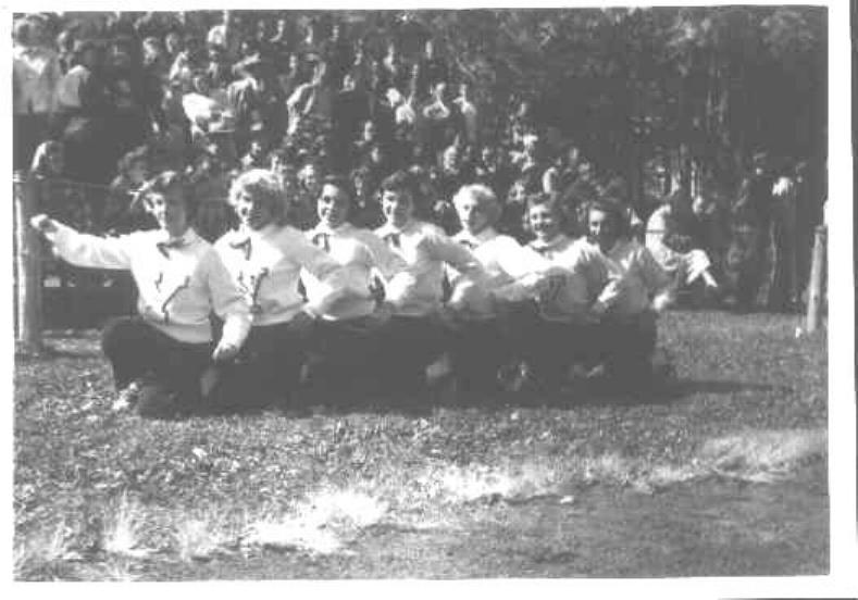 York Cheerleaders, circa 1951-52