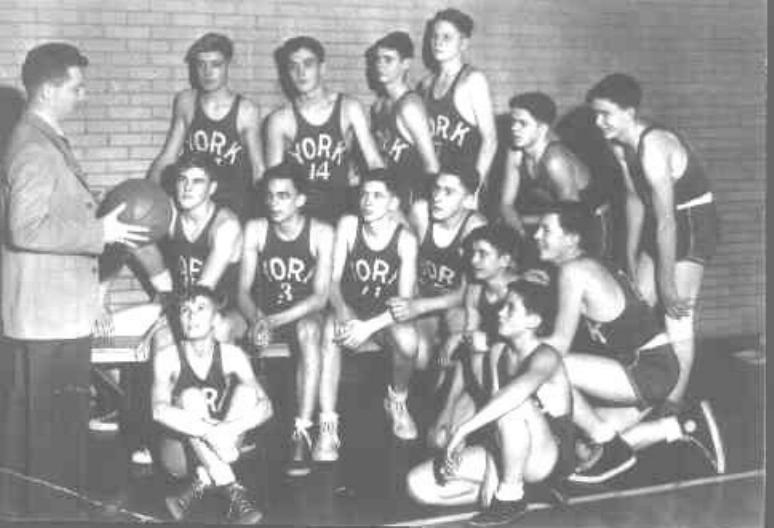The York Freshman Basketball Team, 1948-49